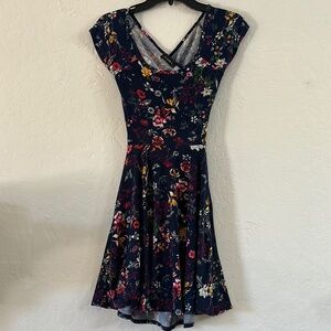 Club‎ L London Blue Flutter Sleeve Mini Dress